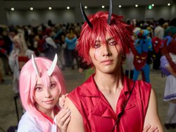 リアル姉弟の併せ！カッコイイ＆カワイイが過ぎる『転スラ』ベニマル＆シュナのコスプレ