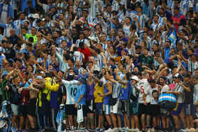 【W杯】アルゼンチンサポーター、前半10分に「ディエゴ」コール　1986年以来の優勝へ期待高まる
