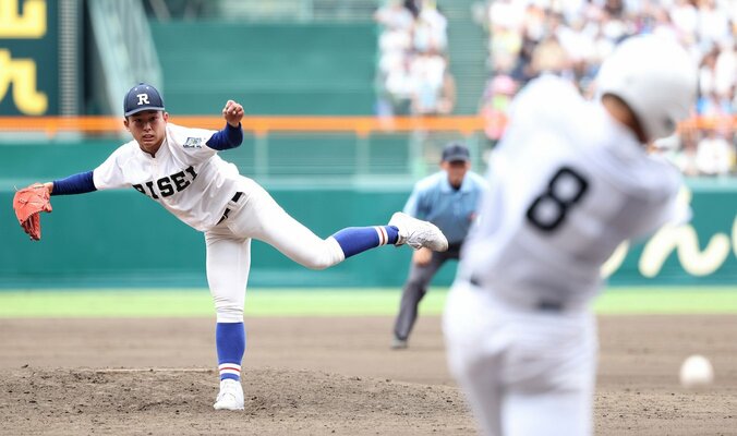 斎藤佑樹氏が注目「普通ならサインに頷いたり、首振ったり…」 8奪三振を奪った履正社のエース・増田壮選手の“投球間隔” 1枚目