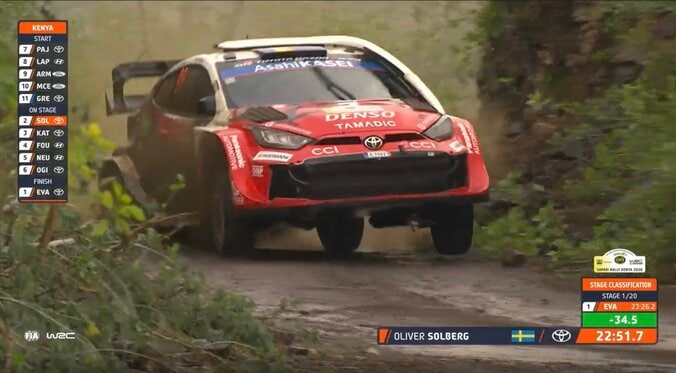 嘘でしょ…顔まで「ドロドロ」「泥が侵入」 世界ラリーで話題の衝撃光景「車の中に入ってきちゃってる」中継騒然 5枚目