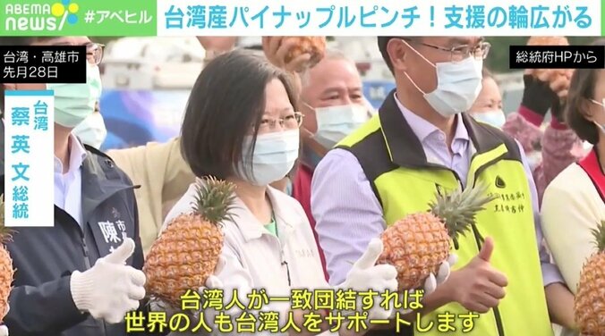 台湾産パイナップルのピンチに支援の輪 「中国側の措置で農家に損はさせたくない」 1枚目