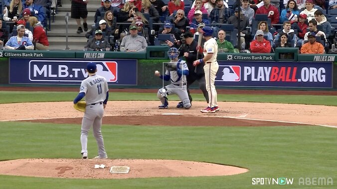 【写真・画像】佐々木朗希、157.8キロ豪速球に強打者が憮然 判定に不満顔も「最後の2つはストライクだった」圧巻“8球勝負”の一部始終　1枚目