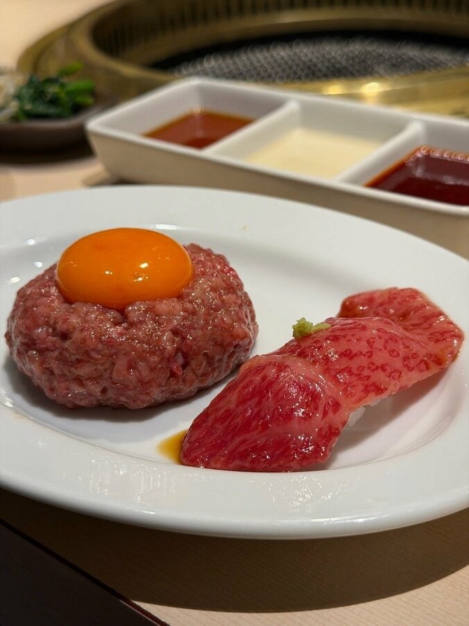 ユッケと肉寿司