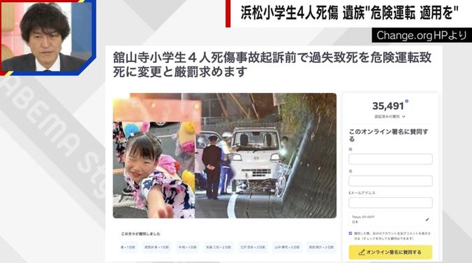 電子署名サイトChange.orgから