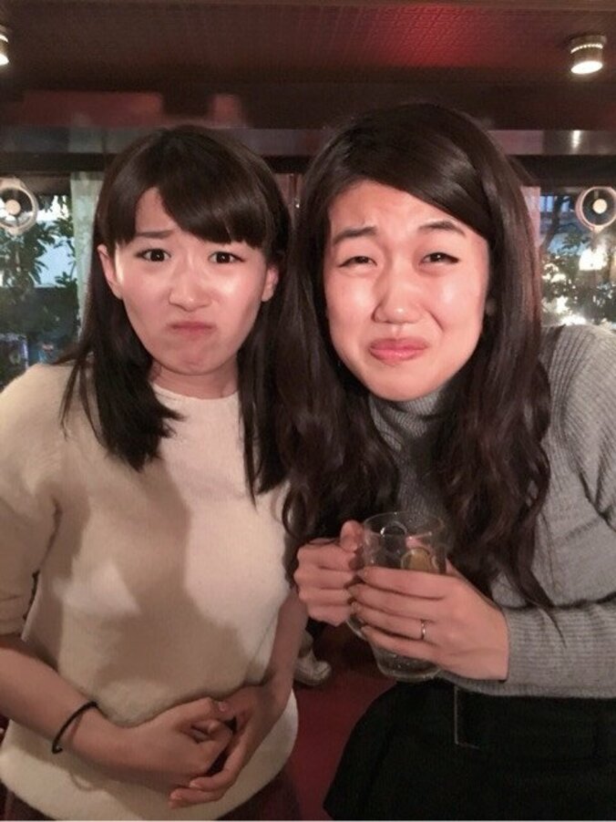 横澤夏子と顔の大きさを比較した2ショットに反響「てっきり遠近法使ってるのかと」と驚きの声 1枚目