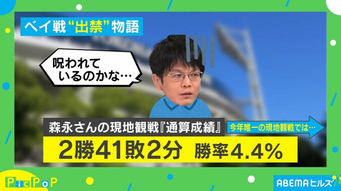 【写真・画像】ベイスターズの“疫病神”？ 観戦試合「2勝41敗2分」の森永康平氏に転機！？ 「三浦監督の熱いメッセージにメロメロになって、MCから“なぜ横に監督がいるのに目を見ないんだ”と言われた」　1枚目