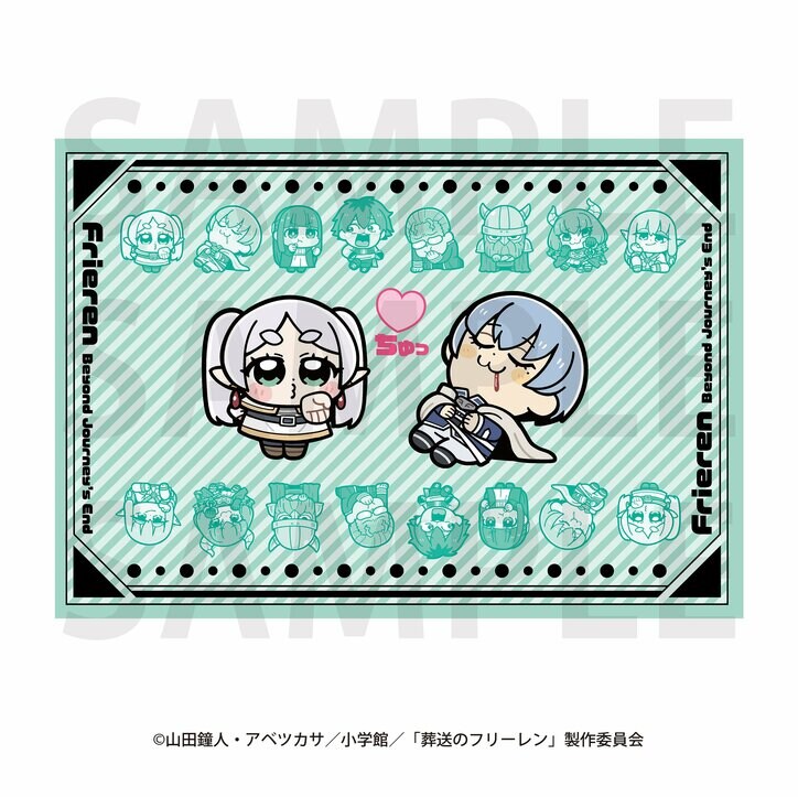 【写真・画像】「ポプテピピック」大川ぶくぶ氏作画の『葬送のフリーレン』キャラグッズ発売！投げキッスのフリーレン、むっすーとしたフェルンなど全8種　8枚目