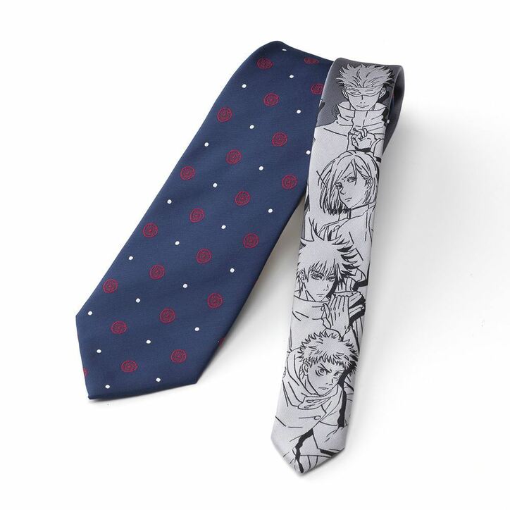 アニメ『呪術廻戦』各キャラをイメージしたネクタイ第2弾が登場!虎杖、五条ら第1弾の再販も決定