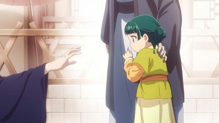 アニメ「薬屋のひとりごと」24話場面カット 猫猫