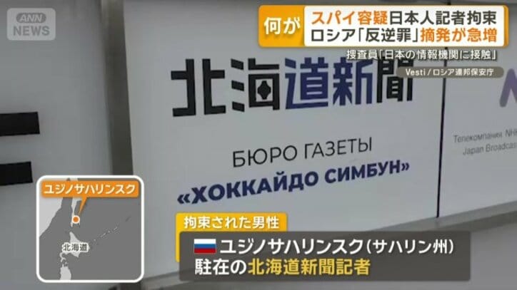 拘束されたのは北海道新聞の男性記者