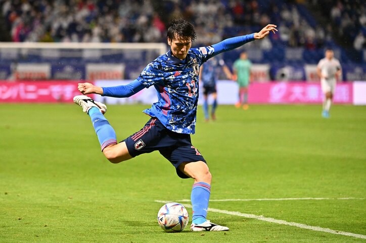 サッカー日本代表 田中碧選手