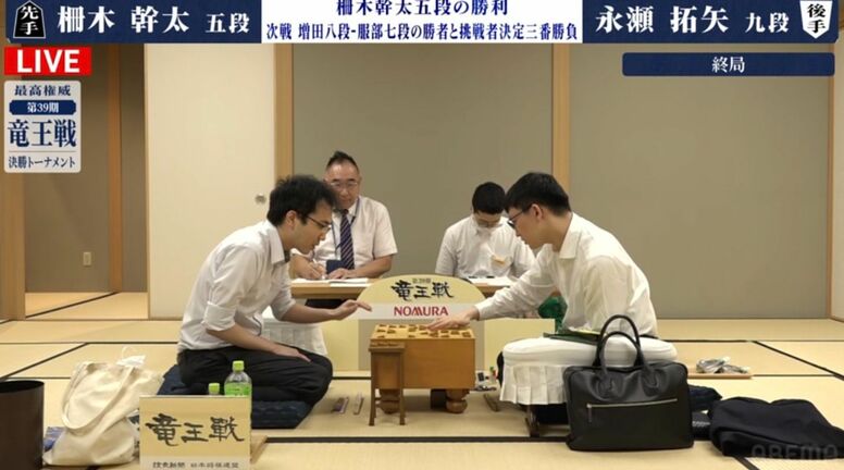 柵木幹太五段が永瀬拓矢九段を撃破し挑決三番勝負へ！怒涛の強豪連破でタイトル戦初挑戦へ前進／竜王戦決勝T