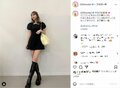 藤田ニコル、美脚あらわな“ブラックミニワンピ”姿を披露 「スタイル良すぎ！」「どんどん着て欲しい！」歓喜の声