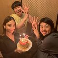 横澤夏子「たくさん笑ったのよー」ハリセンボン・春菜と滝沢カレン＆丸山桂里奈の誕生日をお祝い