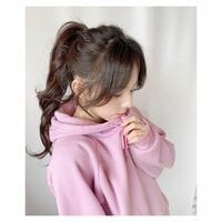 「新鮮すぎて良き」「メチャメチャ可愛いなぁ～」ラスアイ大森莉緒のデコ出しポニーテールショットに反響