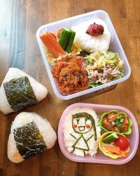 みきママ『娘の描いたお絵かき弁当です！』