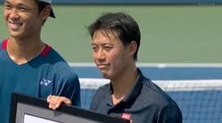 錦織圭「怜に負けたことは…」四代大会最後の試合終え晴れやか笑顔 観客は総立ちで「ありがとう！」労いの声