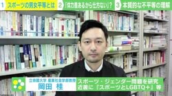 体力差があるから仕方ない？“スポーツの男女平等”に専門家「歴史的に男性有利にできているのを知っておくことが重要」