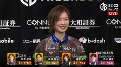 “一日一跳”は今期も健在 茅森早香、6万点に迫る大トップに満開スマイル「みんな、良かったね」／麻雀・Mリーグ