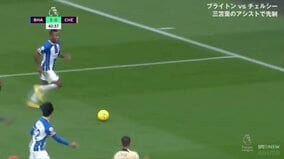 三笘薫の初ゴールを相手DFが横取り…「触らないで欲しかった」オウンゴールに実況＆解説も思わず本音