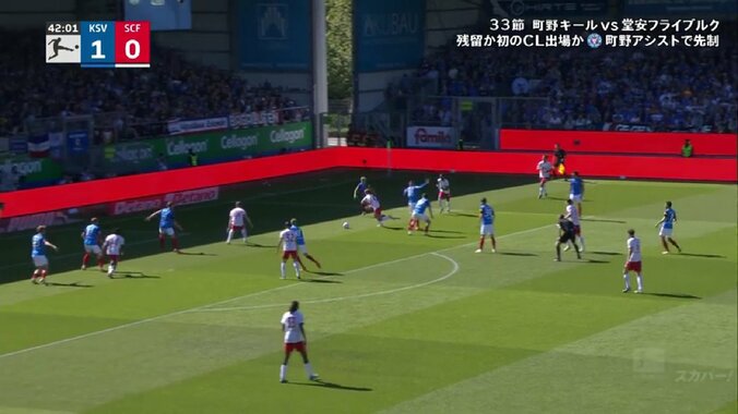 【映像】堂安律、ゴール前で2人をかわす圧巻ドリブル