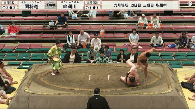 「身体能力バグってる」驚異の“ソップ型”力士、175キロ超巨漢を片足立ちから“ジャンプ”投げ「片足立ちで」「着地も完璧」 4枚目