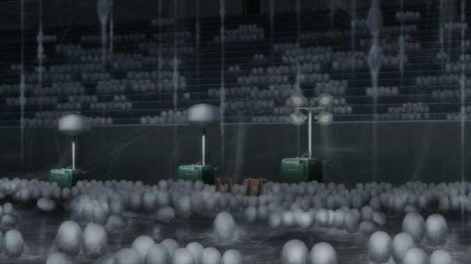 アニメ『真夜中のオカルト公務員』第10話あらすじ＆先行カット公開　無数の繭の中には… 4枚目