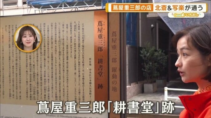 蔦屋重三郎「耕書堂」跡