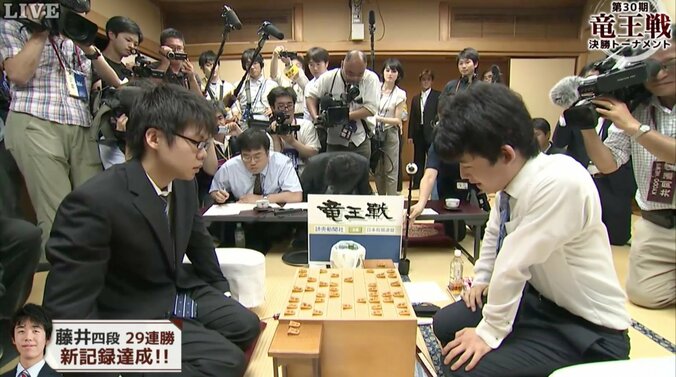 将棋・藤井聡太四段「29連勝」時の広告効果は約185億円　日本将棋連盟が試算 1枚目