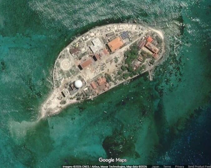 ピアソン礁（Google Mapsから）