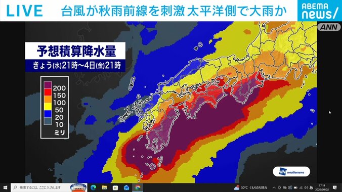 予想雨量