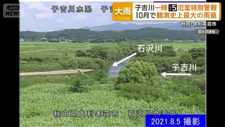 平常時の子吉川
