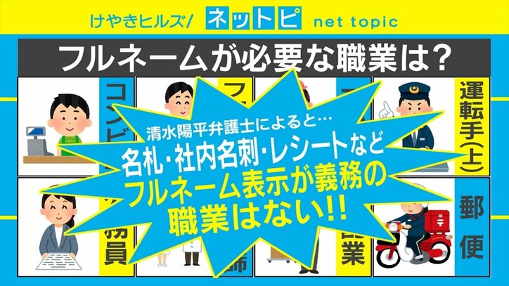 本名の名札って必要？ SNSで過熱する“名札論争”を弁護士が解説