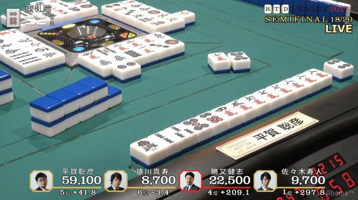 麻雀RTDリーグ　佐々木、平賀、白鳥、小林が決勝へ　2代目王者へ火花