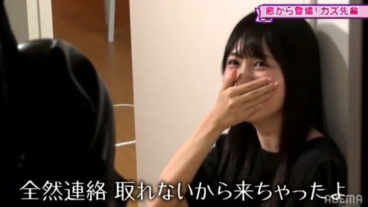 乃木坂メンバーを虜にするカズ先輩…窓からのサプライズ登場に早川聖来もウットリ