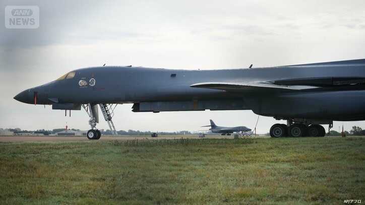 米空軍のB-1爆撃機　英フェアフォード空軍基地　2026年9月28日