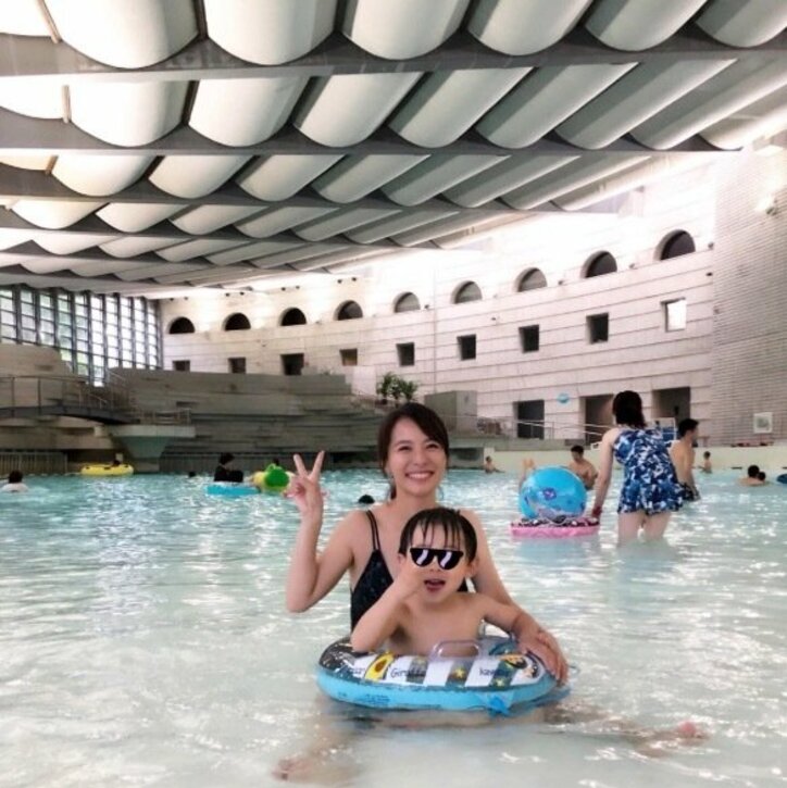 神戸蘭子、家族旅行で2日連続行ったプール「とても楽しそうでした」