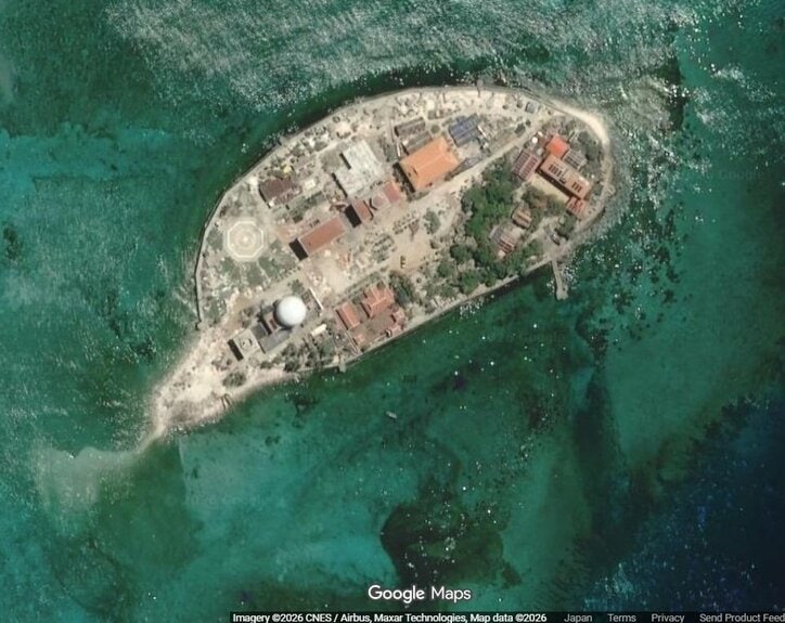 ピアソン礁（Google Mapsから）