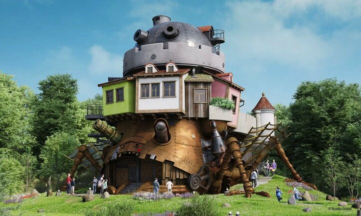 ジブリパーク、新エリア『もののけ姫』『魔女の宅急便』詳細発表…タタラ場や乙事主の滑り台など