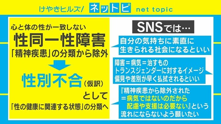 「ゲーム障害」は病気、性同一性障害は「性別不合」に　WHOが正式認定