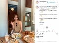 篠田麻里子、友人との豪華な朝食を報告 「めっちゃガッツリ系」「素敵だね」の声