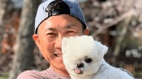 【映像】前園真聖と愛犬との2ショット