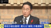 【映像】「減税」に言及する岸田総理