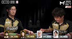 チャンピオンチームのガチバトル 多井隆晴、後輩からもぎ取った跳満直撃に痺れるファン「多井さん！きた！」／麻雀・Mトーナメント