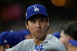 何が起きた…！？ 大谷翔平、目を疑う“まさかの行動”「すげえw」ベンチでのリアクションが話題に「このノリが良いわ」「最高すぎる」