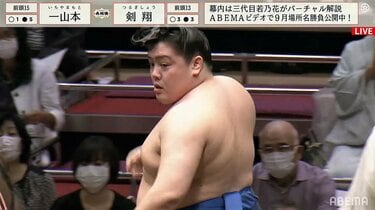 勝った力士が「えっ！？」館内騒然で土俵下を思わず二度見 元若乃花