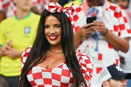 世界で最もホット”と話題のクロアチア女性サポ、過激なスタイルの反響