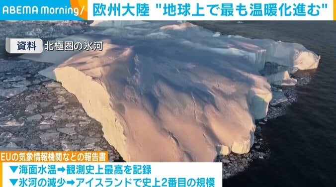 北極圏の氷河