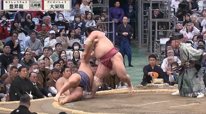 「まだ来る！」“止まらない懸賞”に驚き 大栄翔が豊昇龍“撃破”で大量懸賞と金星ゲット「すごい懸賞」 2枚目