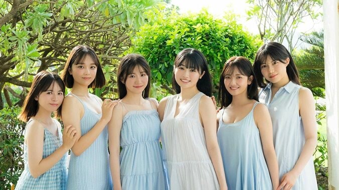 （左から）太田しずく・江下晏梨・永岡ゆきね・晴こころ・まるやそら・冨永実里